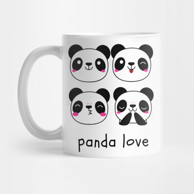 Panda Love by NoColorDesigns
